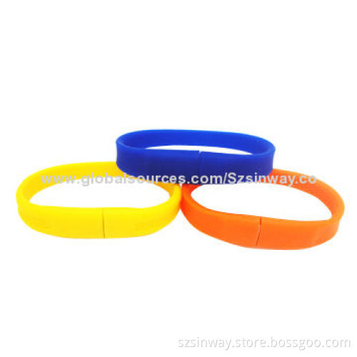 Wristband USB Flash Disks, 1GB Memory Capacity, Suitable for Promotional Gifts, Premium and Gadget